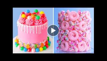 Creative Colorful Cake Decorating For Any Occasion | My Favorite Cake Hack Recipe | So Perfect Ca...