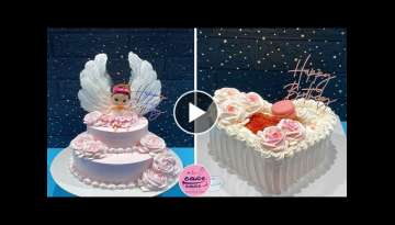 Very Beautiful 2 Tier Princess Birthday Cake Decorating Ideas