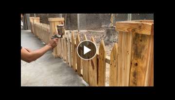 Creative Ideas And Ways To Recycle And Reuse A Wooden Pallet // Garden Fence Ideas And Design