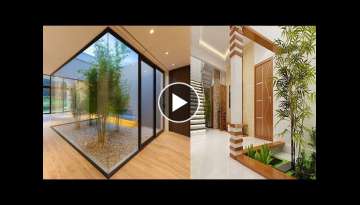 Modern Courtyard House Interior Design | Indoor Home Garden Ideas