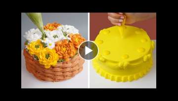 So Yummy Cake Decorating Recipes For Home Event | Most Satisfying Chocolate Recipes