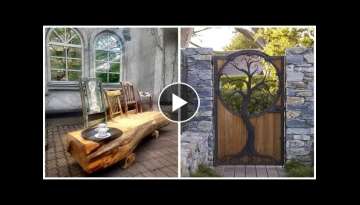 80 beautiful garden and backyard ideas: gates, wooden benches, stone fountains!